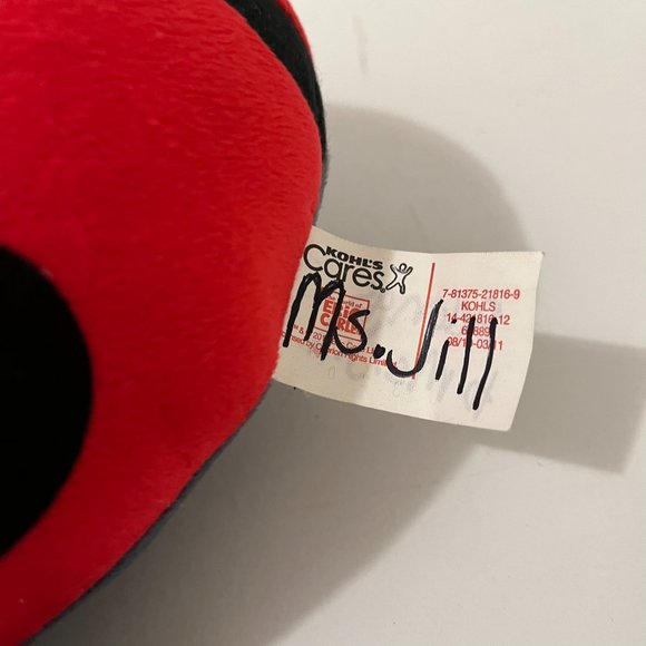 The Grouchy Ladybug 12 inch Plush Kohls Cares Stuffed Animal Toy Eric Carle - Picture 4 of 9